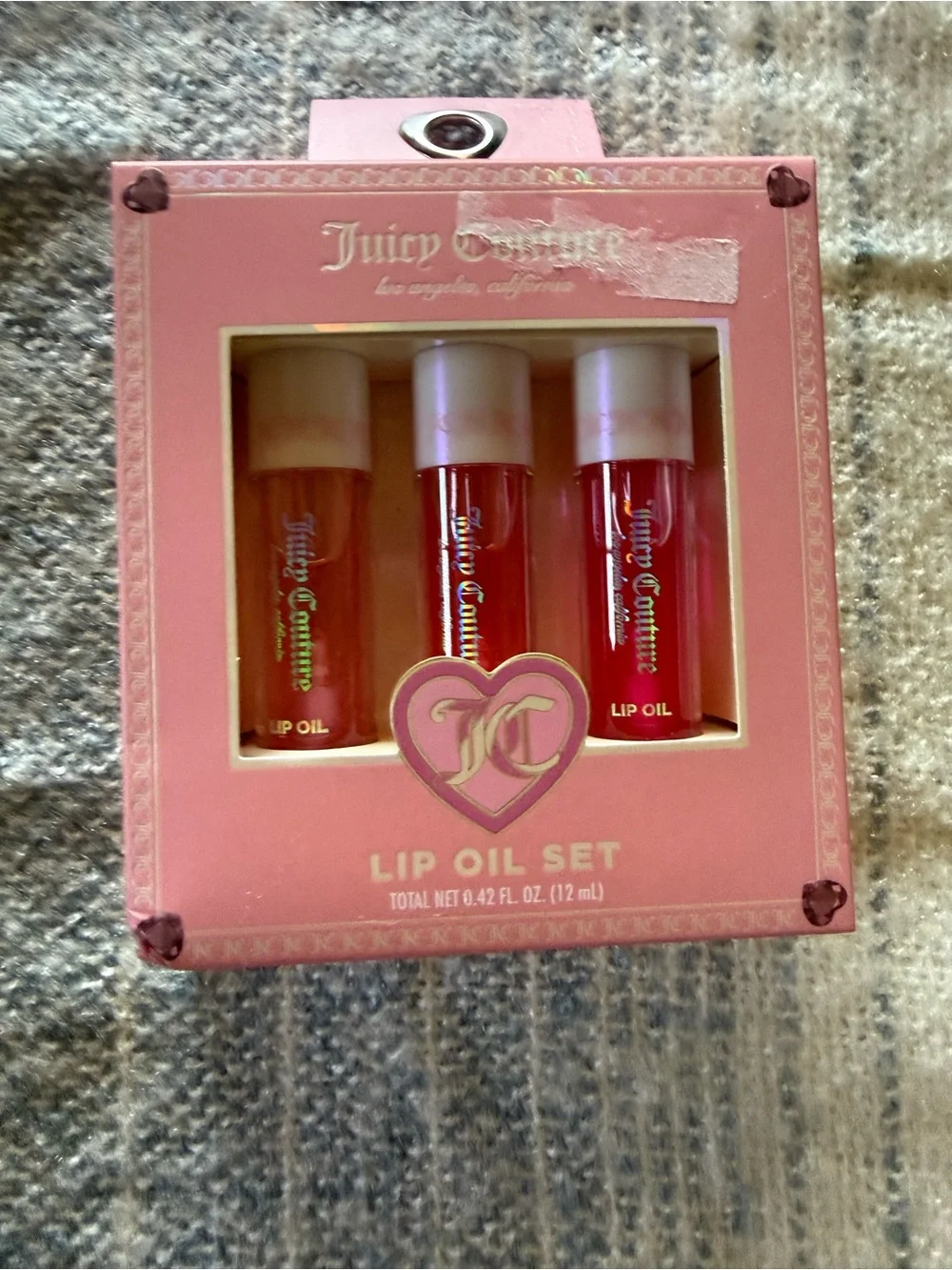 JUICY COUTURE I’M THE CUTEST OF THEM ALL 250 PG JOURNAL W LIP OIL SET